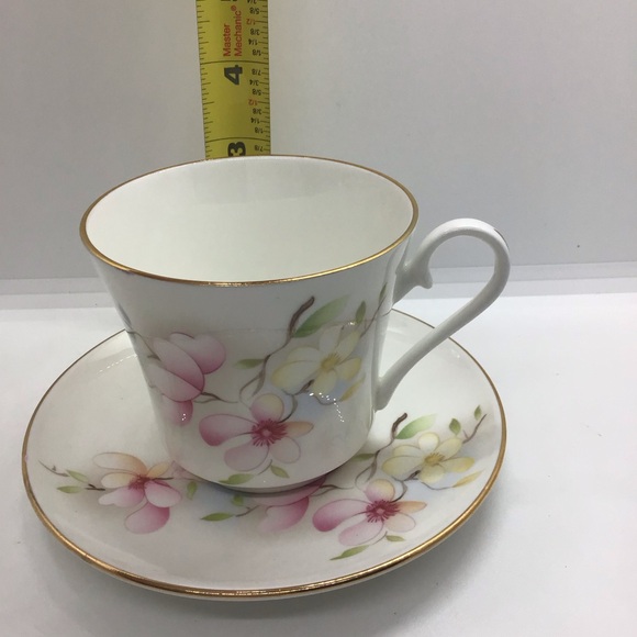 Jason Works Nanrich Pottery Fine Bone China Tea Cup & Saucer England Dogwood - Picture 7 of 10